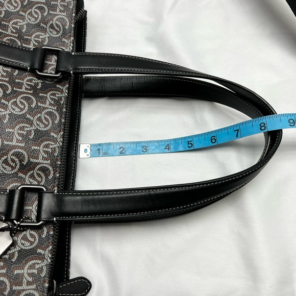 Coach Graham Structured Tote Signature Monogram Print CE749 Men's Crossbody - Picture 11 of 11